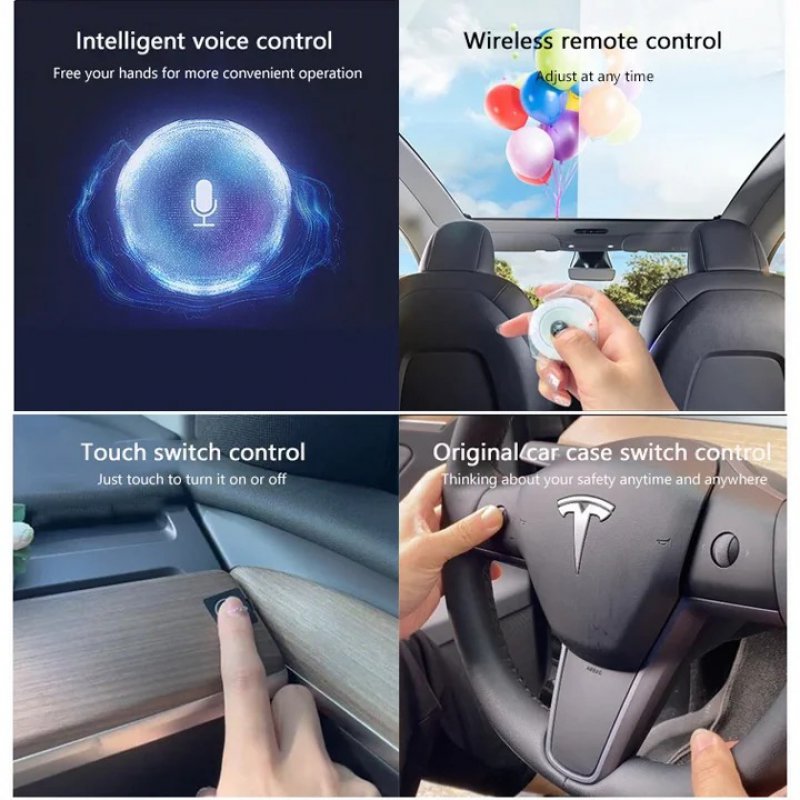 High Quality Glass Auto Parts Luxury Panoramic Electric Car Sunroof Auto Glass for MODEL 3